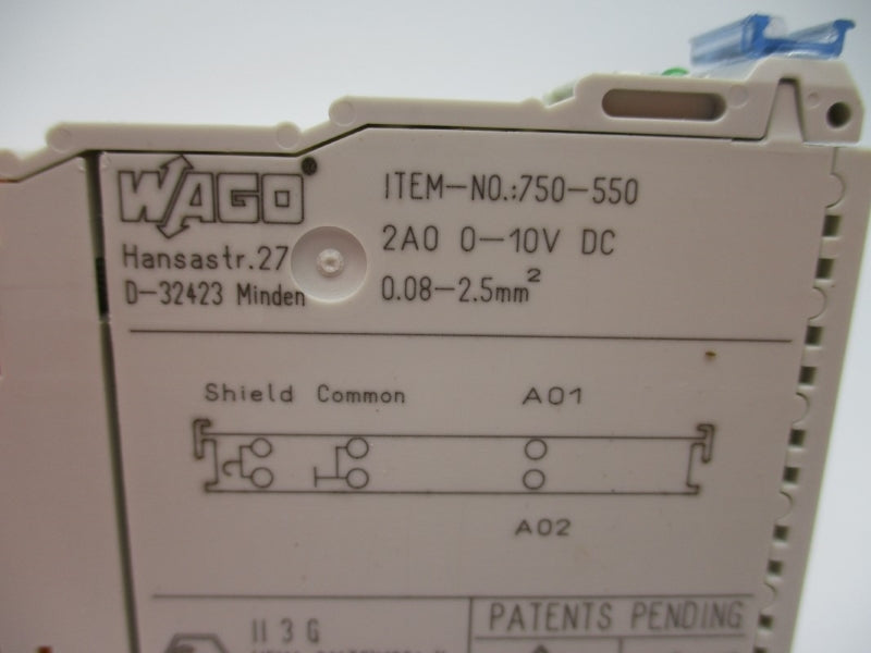 WAGO 750-550 0-10VDC NSNP