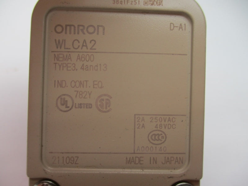 OMRON WLCA2 250VAC 2A NSNP