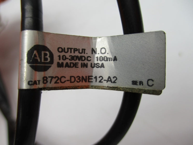 ALLEN BRADLEY 872C-D3NE12-A2 SER. C 10-30VDC UNMP