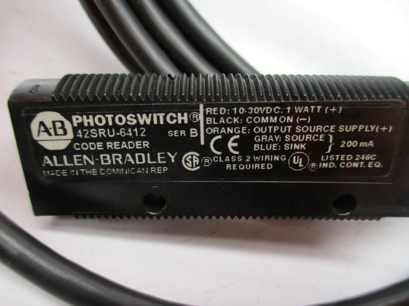 ALLEN BRADLEY 42SRU-6412 SER. B 10-30VDC UNMP