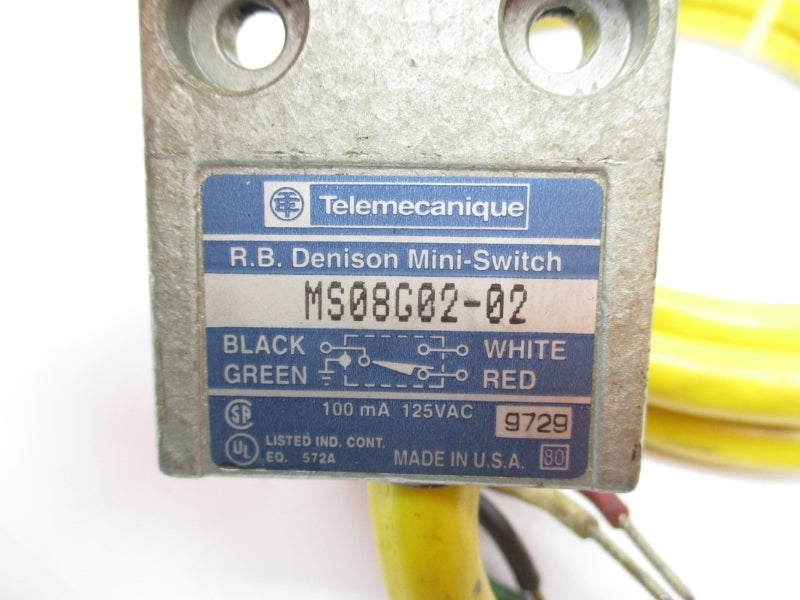 TELEMECANIQUE MS08G02-02 125VAC UNMP