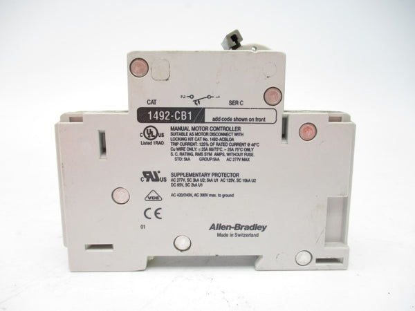 ALLEN BRADLEY 1492-CB1G200 SER. C 277VAC 20A UNMP