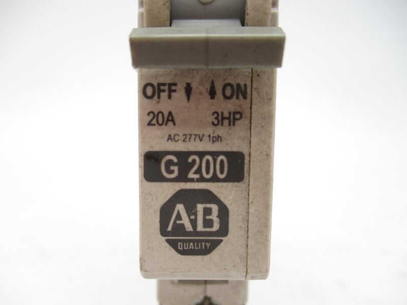 ALLEN BRADLEY 1492-CB1G200 SER. C 277VAC 20A UNMP