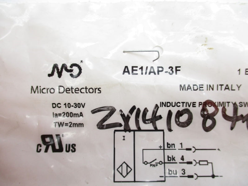 MICRO DETECTORS AE1/AP-3F 10-30VDC NSMP