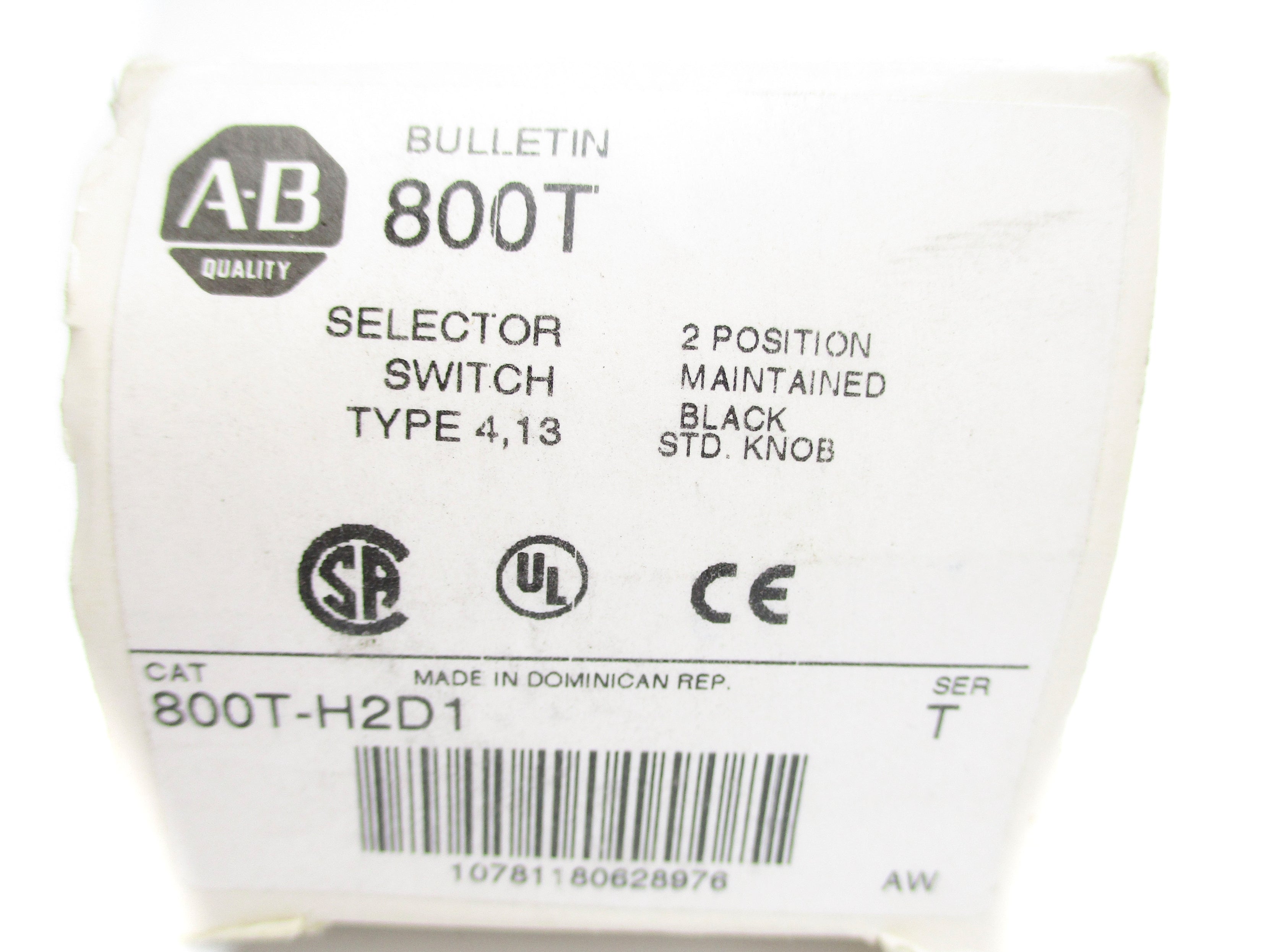 INDUSTRIAL SPARE PART 800T-H2D1 SER. T (AS PICTURED) (WH) NSMP