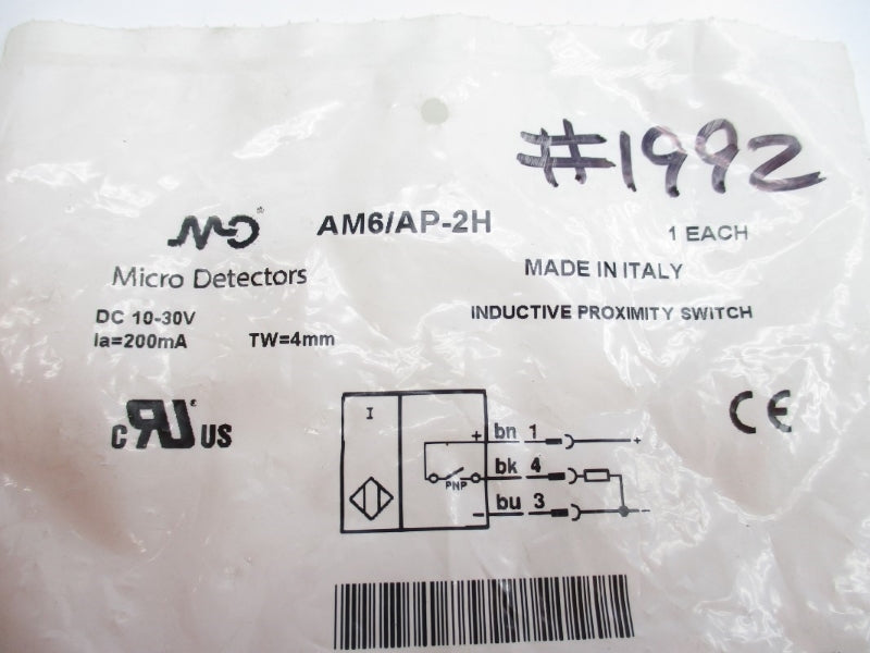 MICRO DETECTORS AM6/AP-2H 10-30VDC NSMP