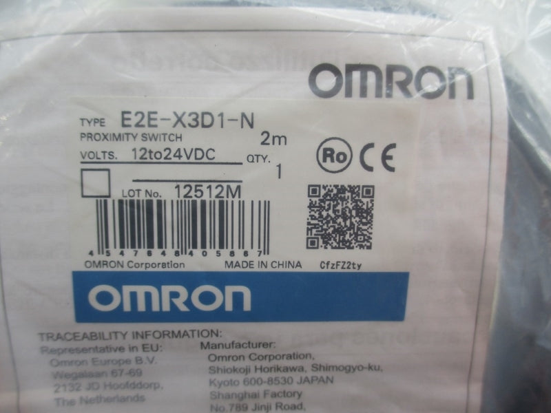 OMRON E2E-X3D1-N 12-24VDC 2M NSMP