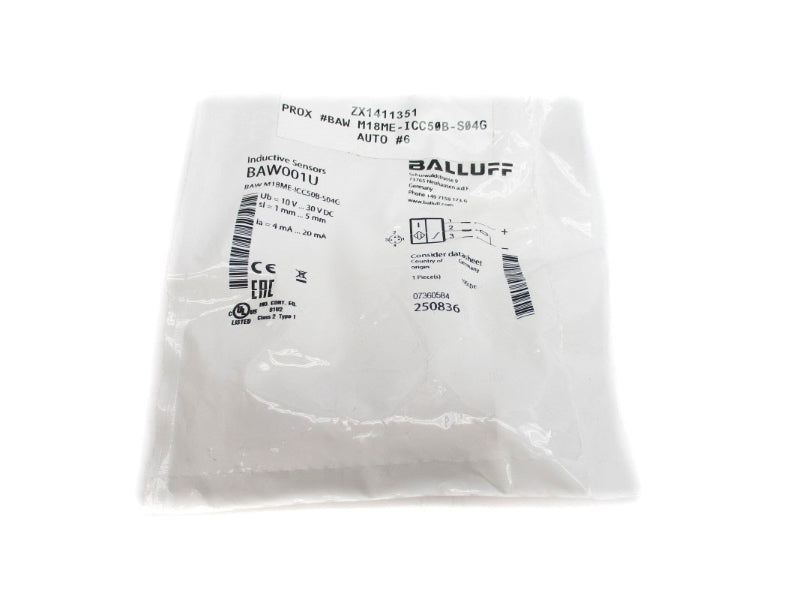 BALLUFF BAWM18ME-ICC50B-S04G BAW001U 10-30VDC NSMP