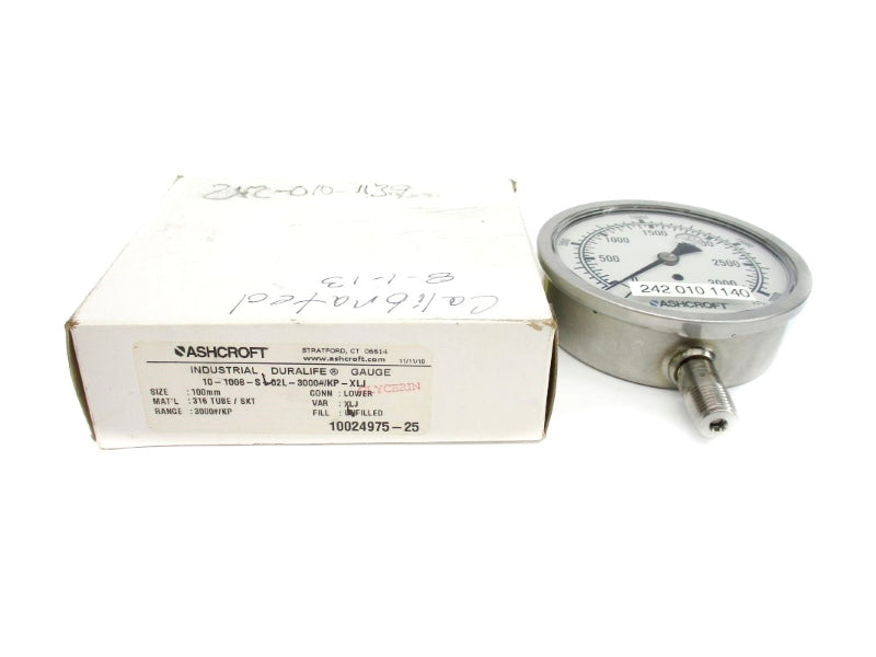 ASHCROFT 10-1008-S-02L-3000#/KP-XLJ 3000PSI NSMP