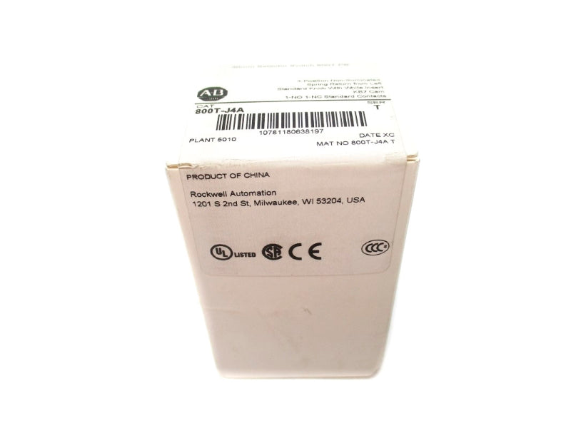 ALLEN BRADLEY 800T-J4A SER. T (WH) NSFS
