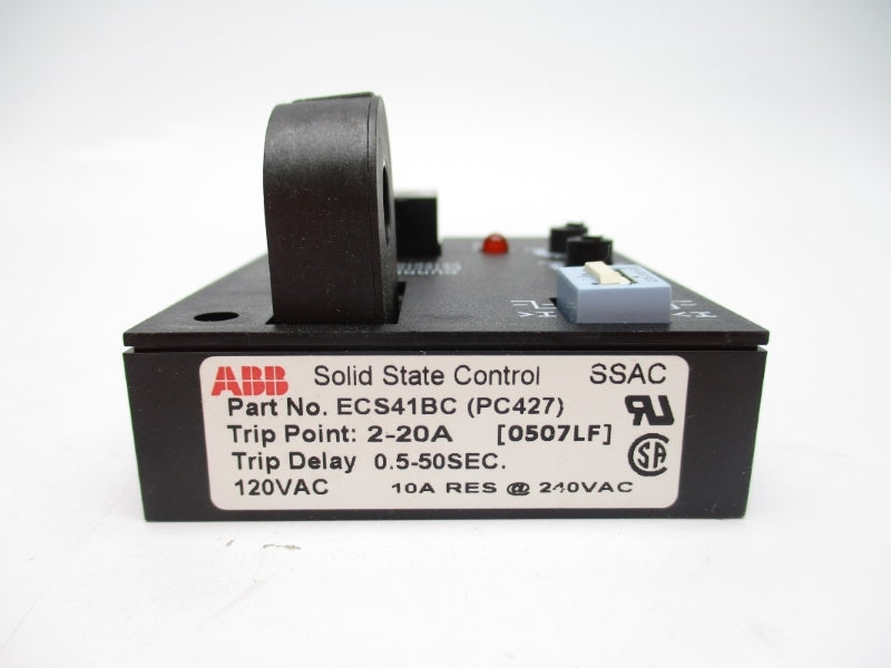 ABB ECS41BC 6C055 240VAC 10A 0.5-50S NSMP