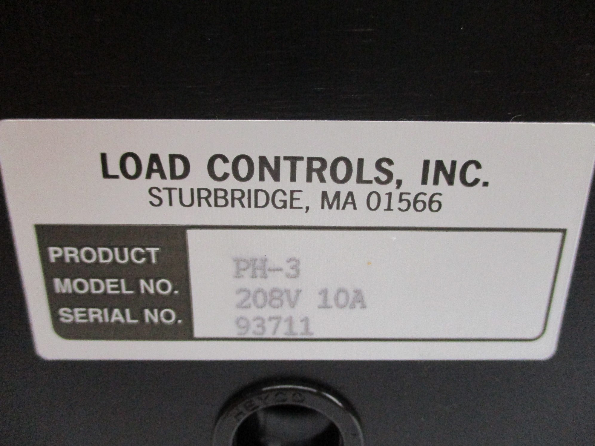 LOAD CONTROLS PH-3 NSNP