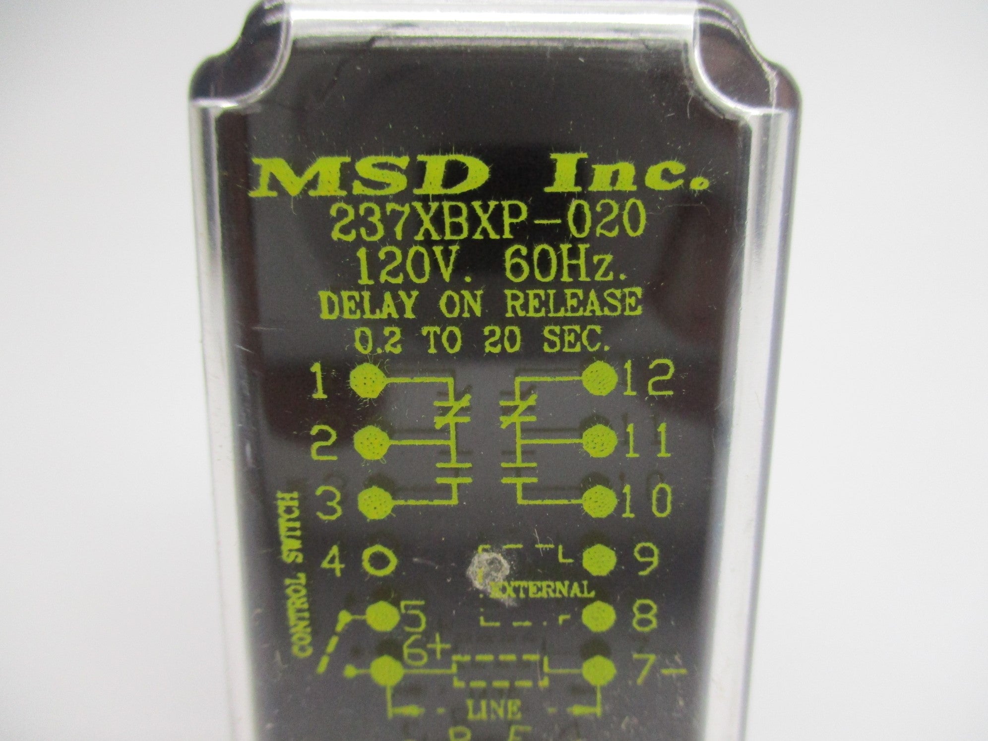 MSD 237XBXP-020 120V NSNP