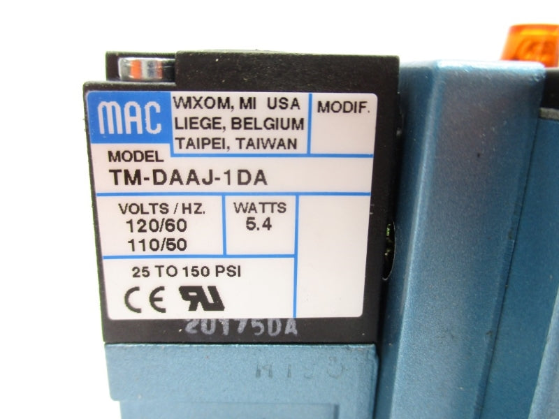 MAC 82A-DC-000-TM-DAAP-1DA 110/120V 150PSI NSNP