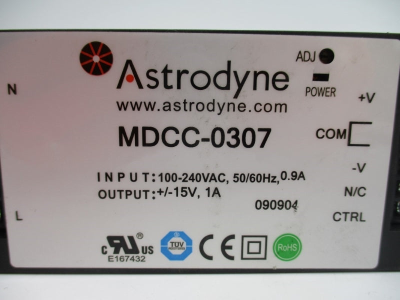 ASTRODYNE MDCC-0307 100-240VAC 0.9A NSNP