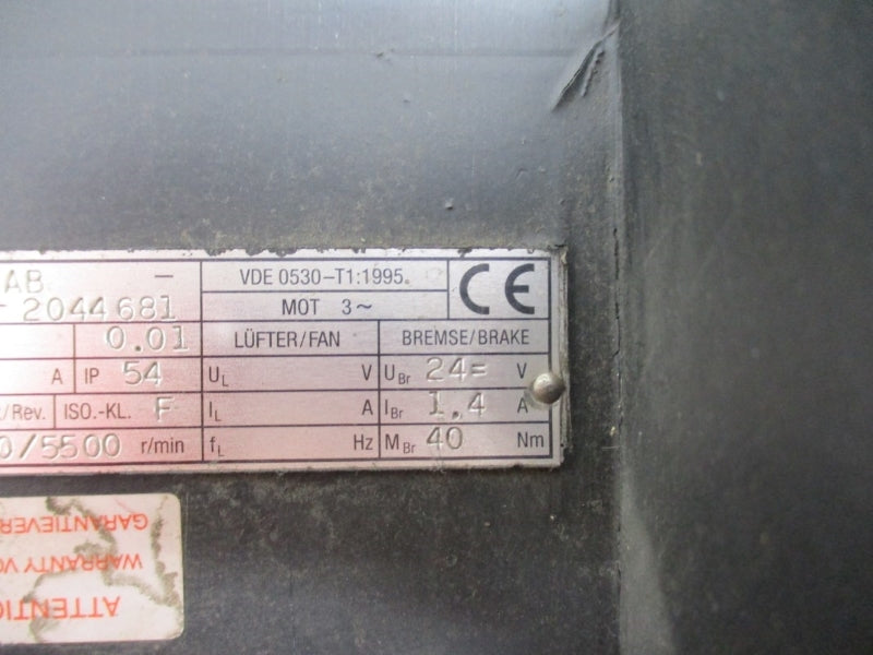 AMK DV10-29-4-DB0 2090031-000-00KEA2060 190V 34A NSNP