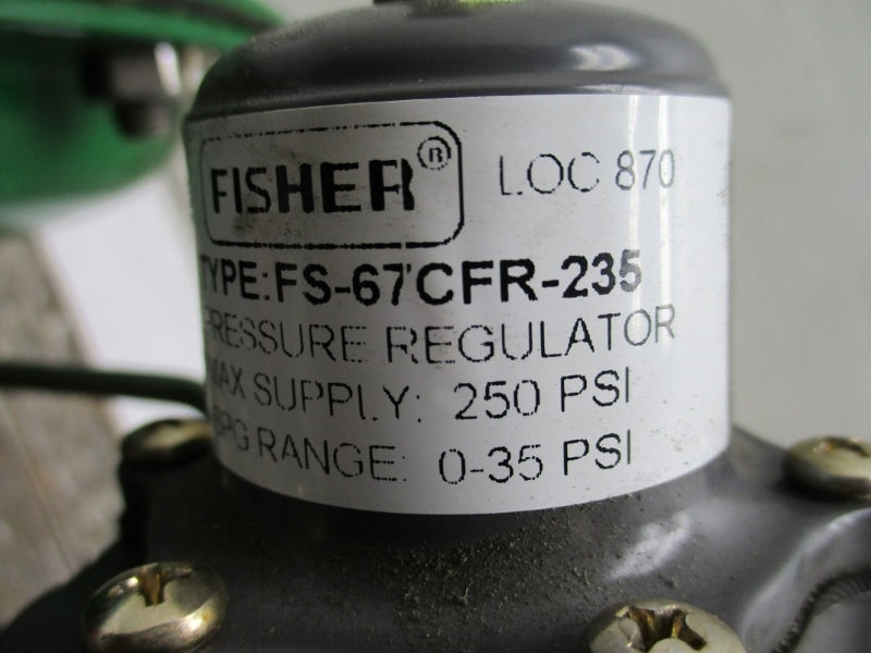 FISHER BAUMANN 24588C FS-67CFR-235 SERIES 3660 0-35PSIG NSNP