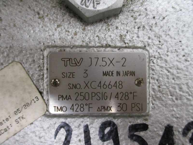 TLV J7.5X-2 250PSIG 428'F 3" NSMP