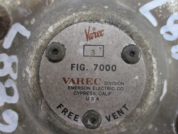 VAREC FLAME ARRESTER 3" UNMP