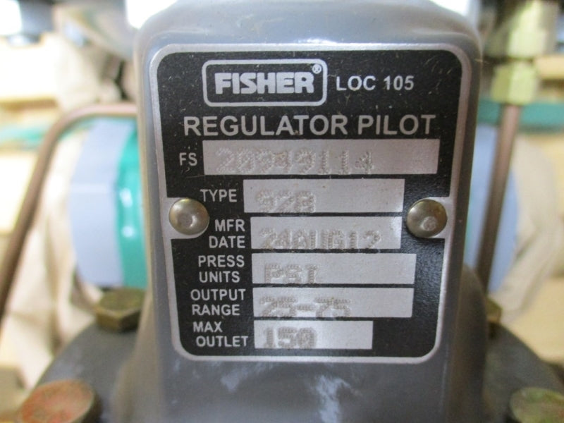 FISHER 92B-1112-41812 92B 20949114 250PSI 406'F NSMP