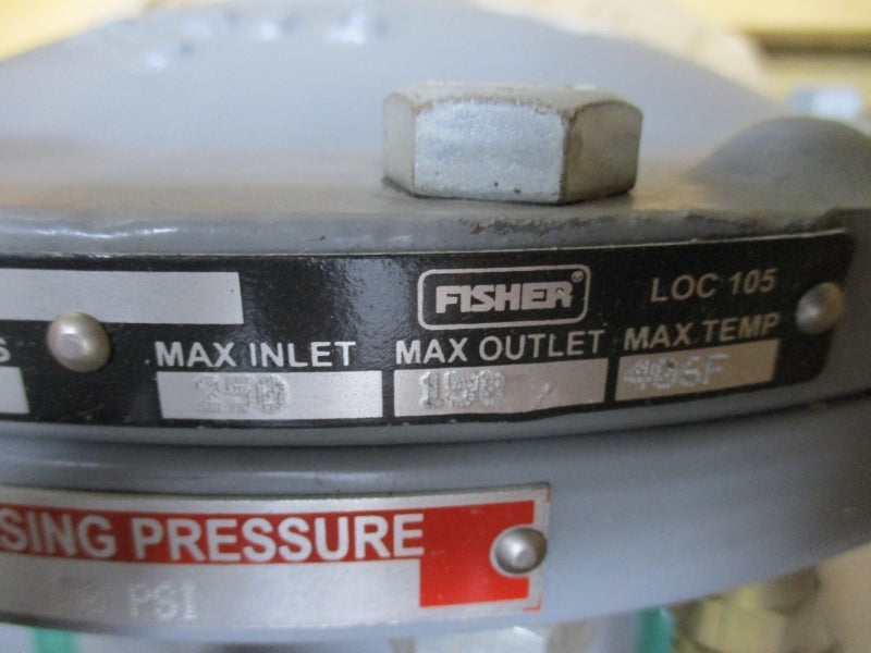 FISHER 92B-1112-41812 92B 20949114 250PSI 406'F NSMP