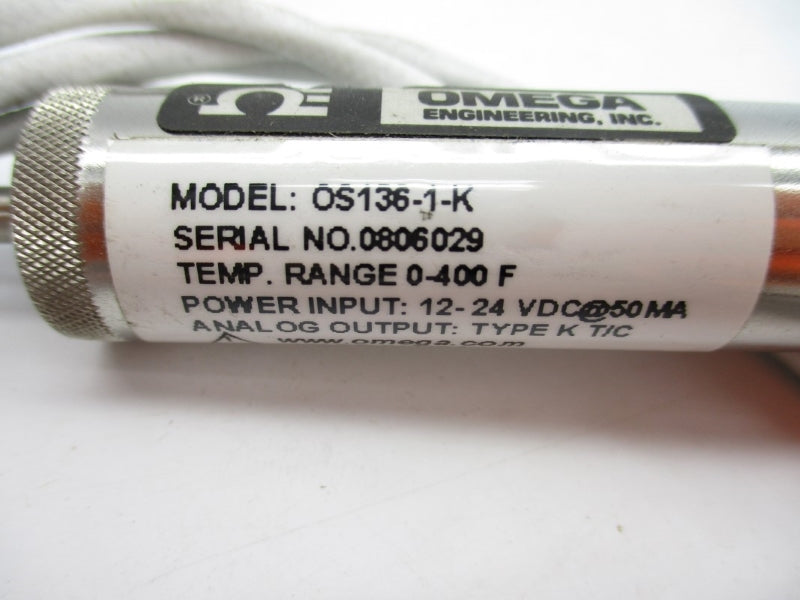 OMEGA OS136-1-K 12-24VDC 0-400'F NSNP