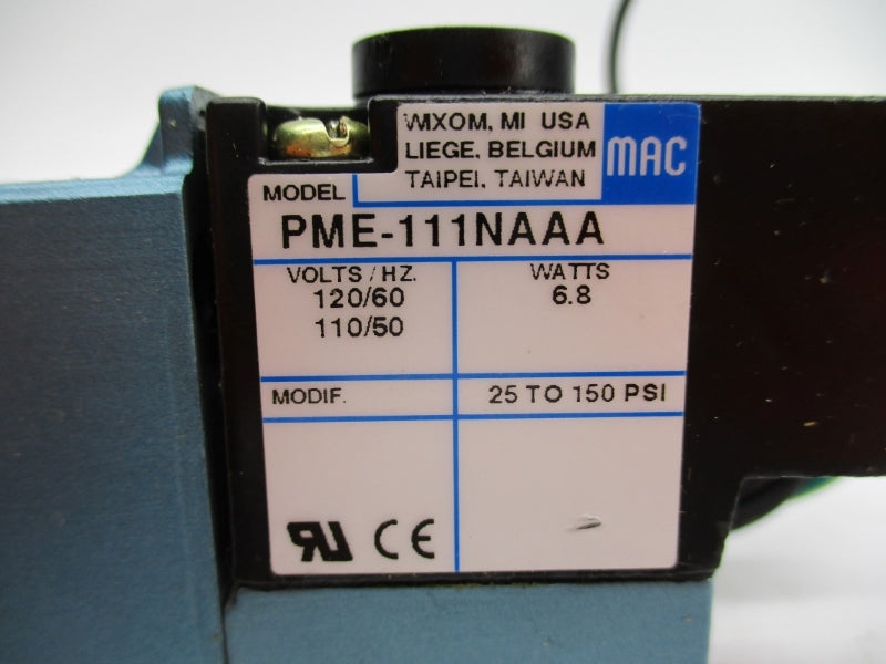 MAC 822C-PM-111NA-112 110/120V 150PSI NSNP