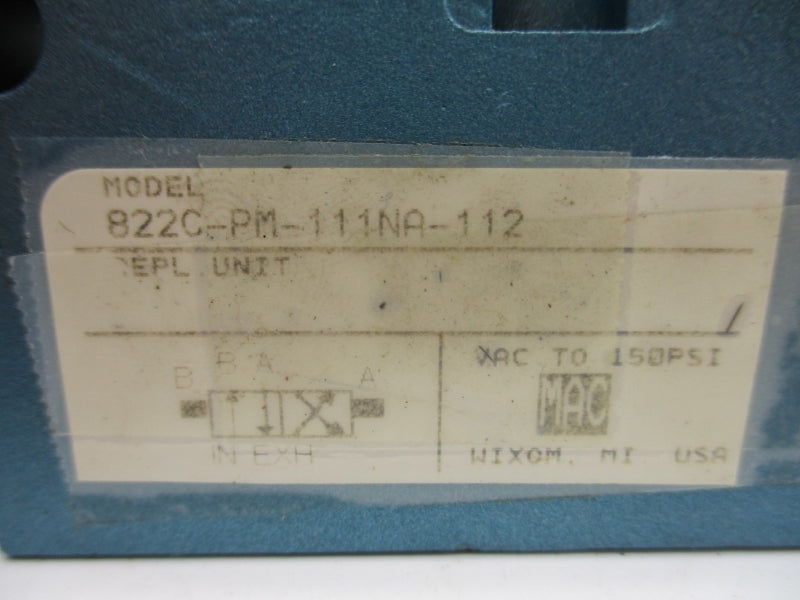 MAC 822C-PM-111NA-112 110/120V 150PSI NSNP