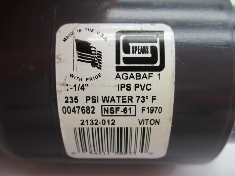 SPEARS AGABAF1 2312-012 1-1/4" 235PSI 73'F NSNP