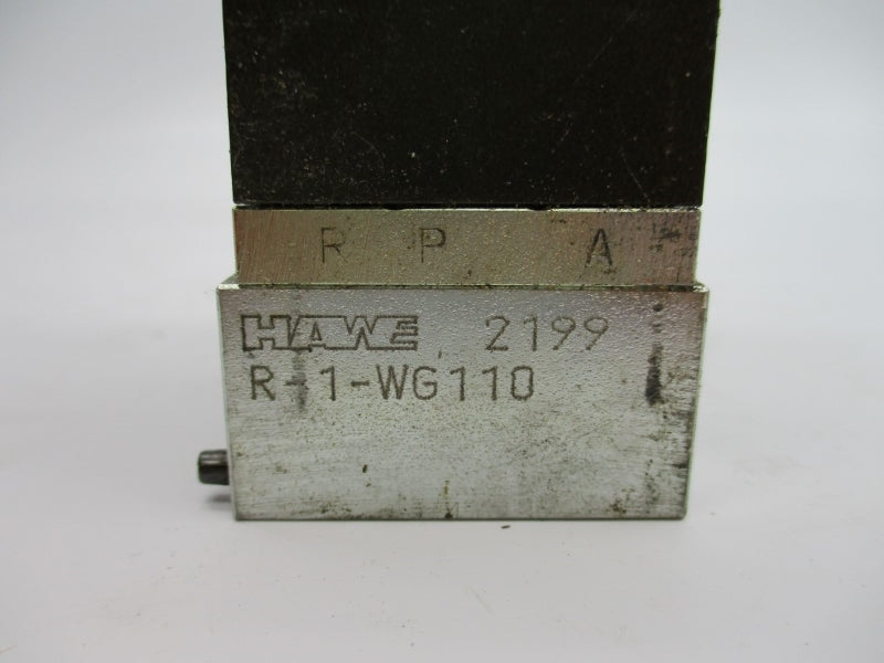 HAWE GAAX035F20D44 R-1-WG110 115VAC 0.6A UNMP