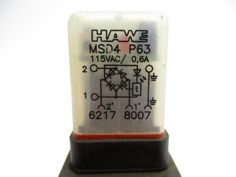 HAWE GAAX035F20D44 R-1-WG110 115VAC 0.6A UNMP