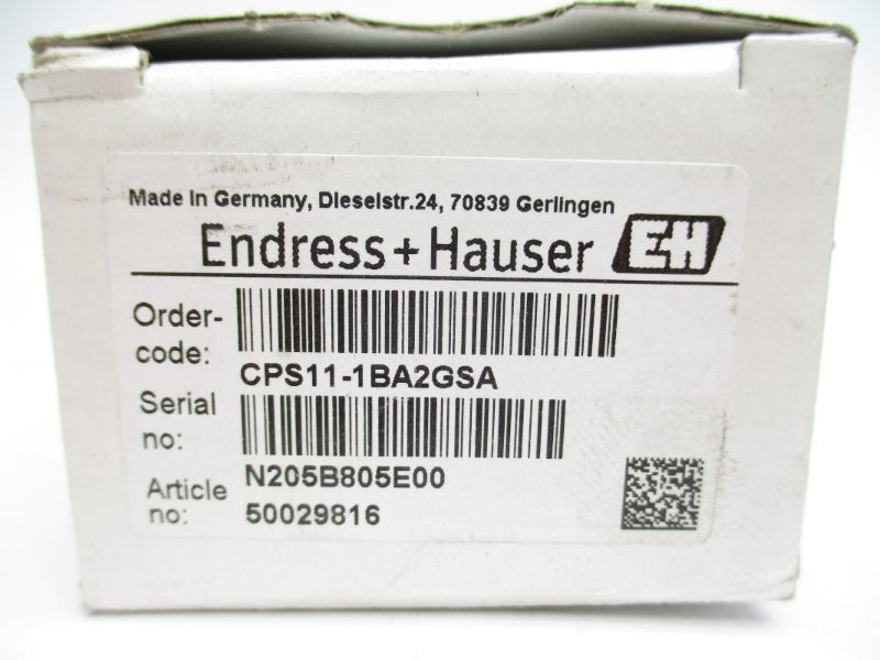 ENDRESS+HAUSER CPS11-1BA2GSA 130'C NSMP
