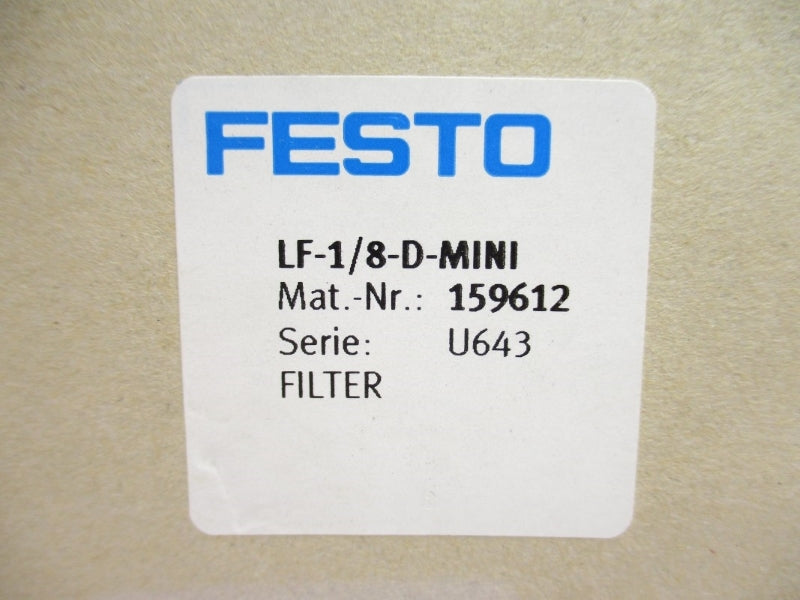 FESTO LF-1/8-D-MINI 159612 230PSI NSMP