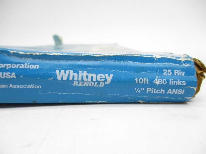 WHITNEY RENOLD 25RIV 10FT 1/4" NSMP