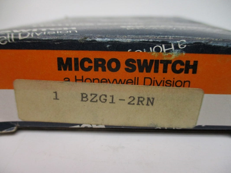 MICRO SWITCH BZG1-2RN 600VAC 15A NSMP