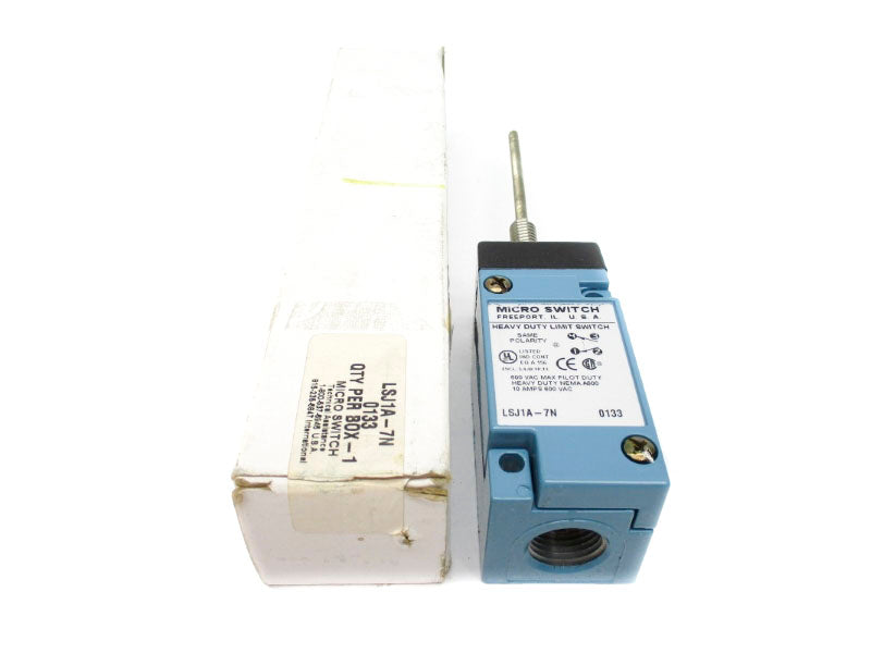 MICRO SWITCH LSJ1A-7N 600VAC 10A NSMP