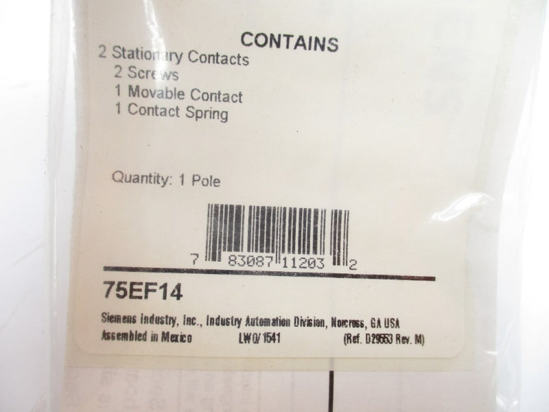SIEMENS 75EF14 NSMP