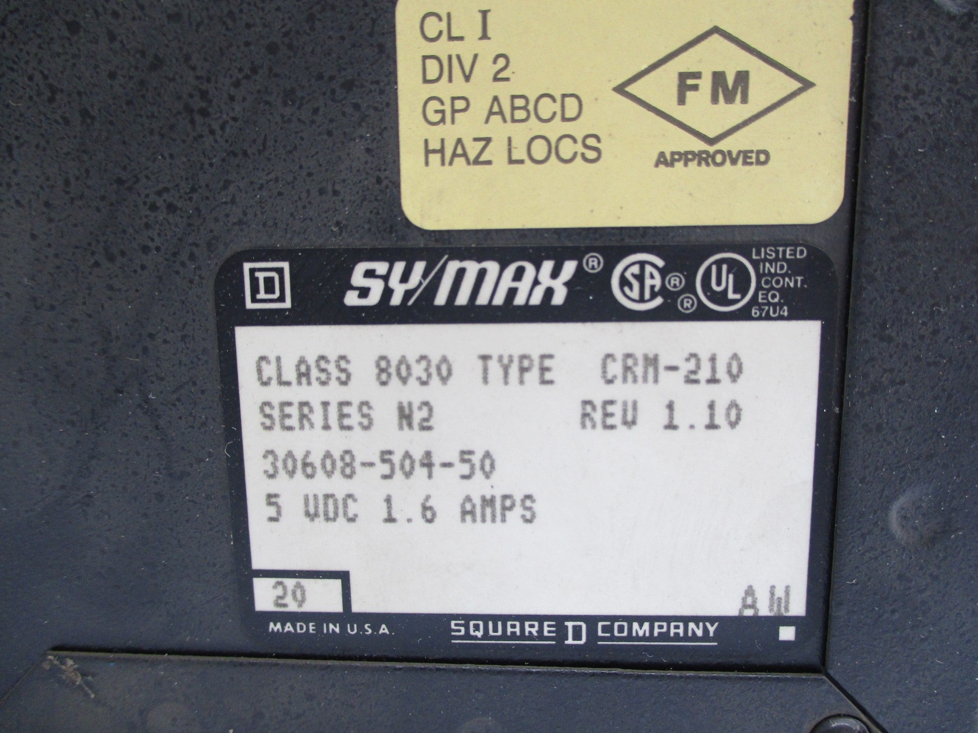 SQUARE D 8030CRM210 SER. N2 NSNP