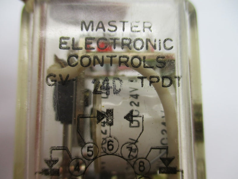 MASTER ELECTRONICS CONTROLS GV-24D-TPDT 24VDC NSNP