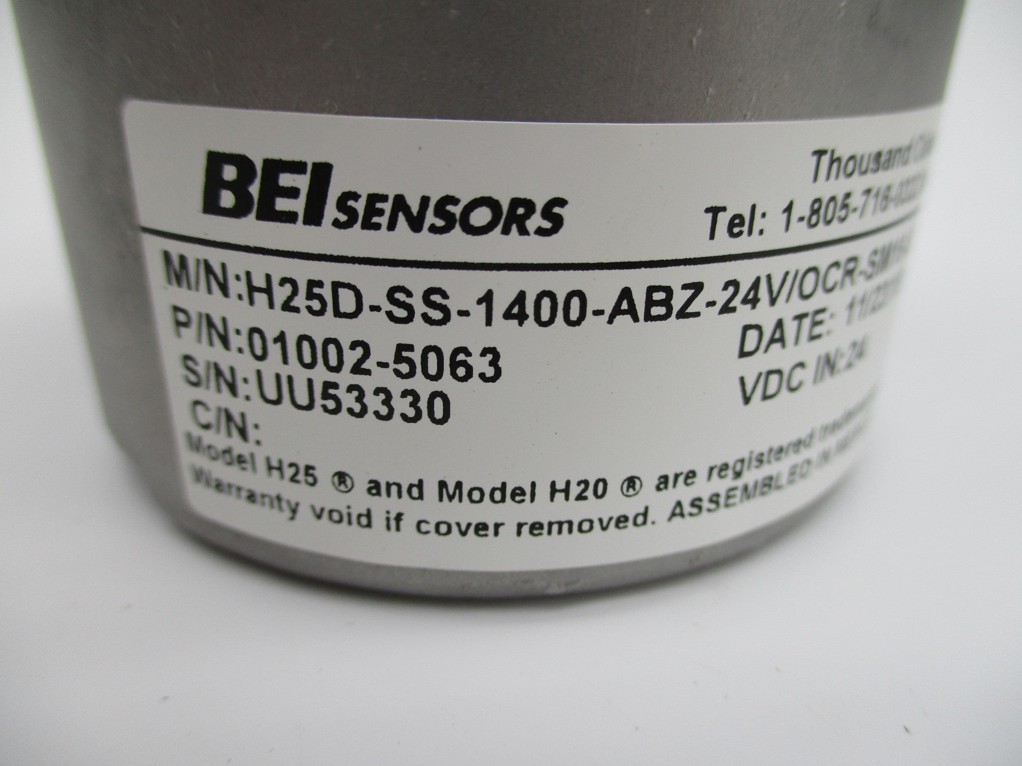 BEI SENSORS H25D-SS-1400-ABZ-24V/OCR-SM16-S 01002-5063 NSNP