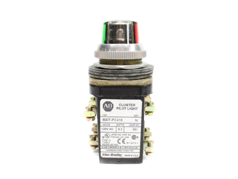 ALLEN BRADLEY 800T-PC416RGBC SER. N 120VAC NSNP