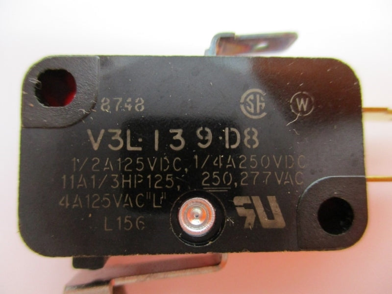 MICRO SWITCH V3L-139-D8 277VAC 11A NSNP