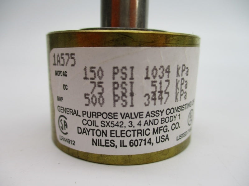 DAYTON 1A575 500PSI NSNP