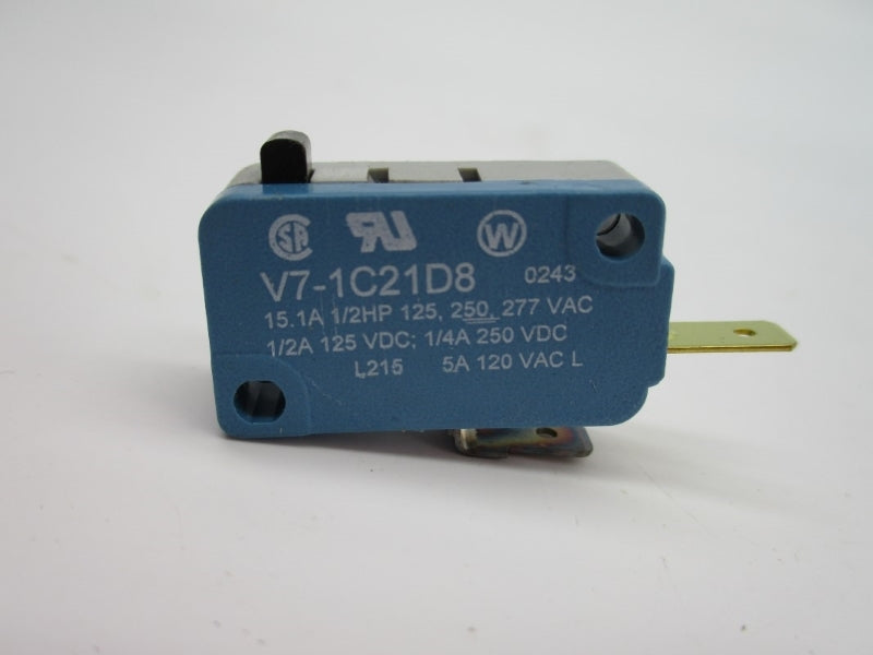 MICRO SWITCH V7-1C21D8 277VAC 15A NSNP