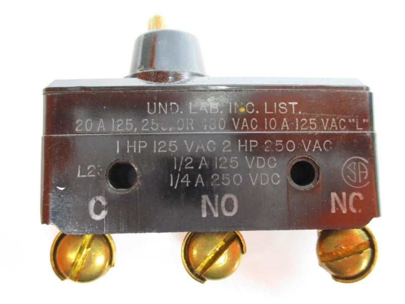 MICRO SWITCH BA-2RB-P4 480VAC 20A NSNP