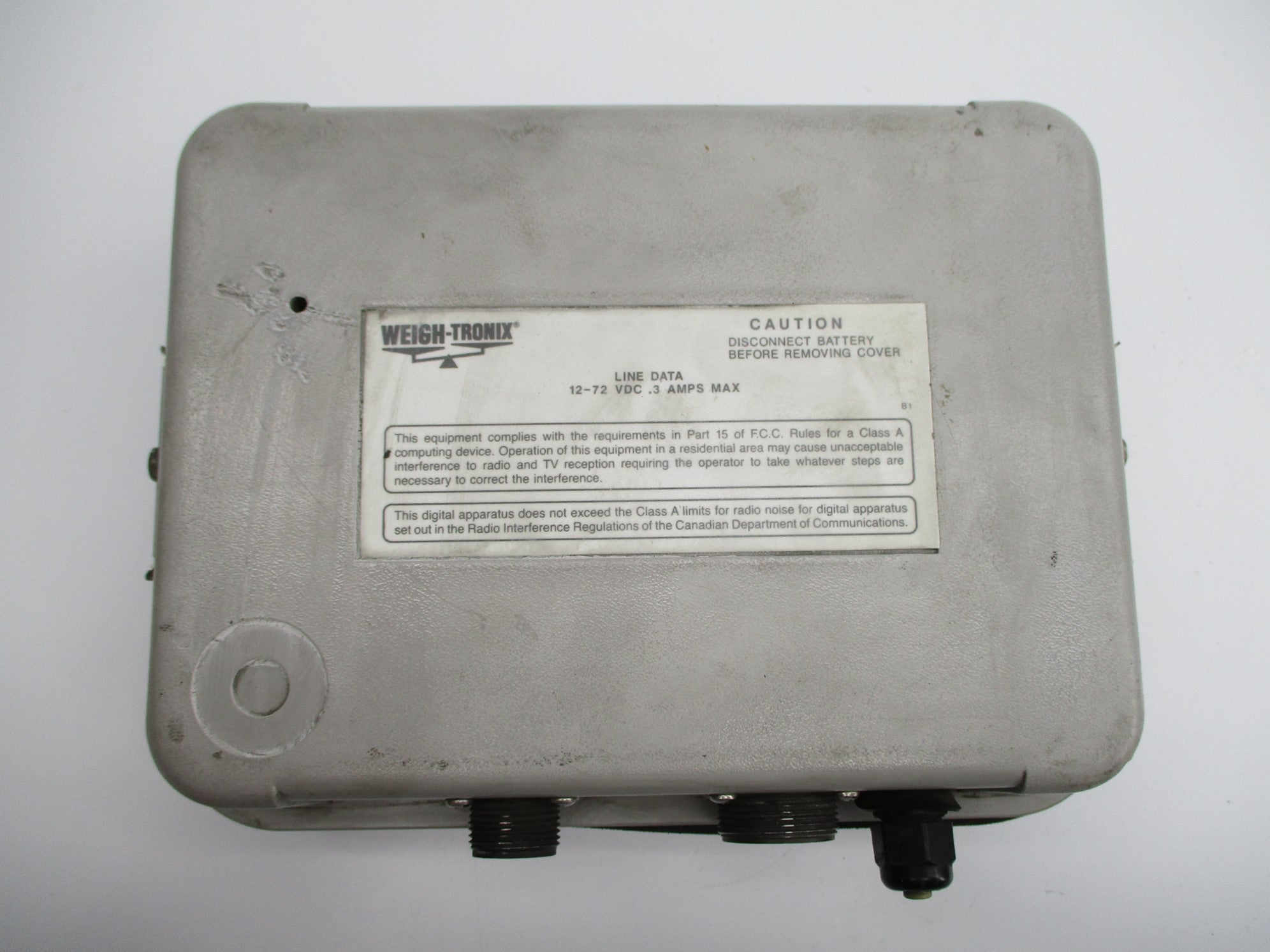AVERY WEIGH-TRONIX WI-125LTC UNMP