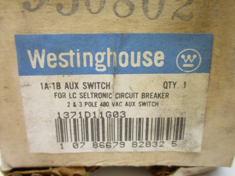 WESTINGHOUSE 1371D11G03 480VAC NSMP