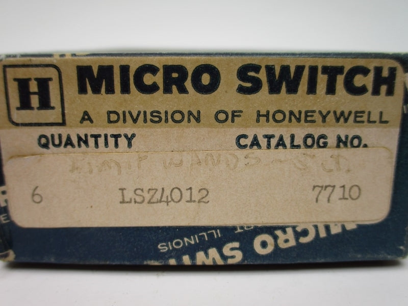 MICRO SWITCH LSZ4012 (PKG OF 6) NSMP