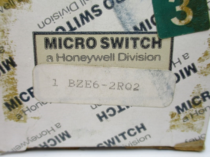 MICRO SWITCH BZE6-2RQ2 600VAC 15A NSMP