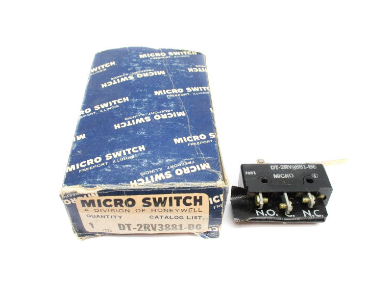MICRO SWITCH DT-2RV3881-B6 250VAC 10A NSMP